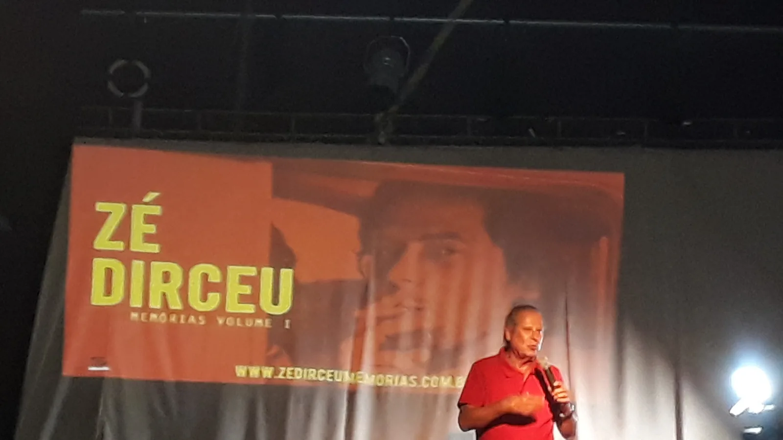 José Dirceu em palestra em Ilhéus (BA), em 2019