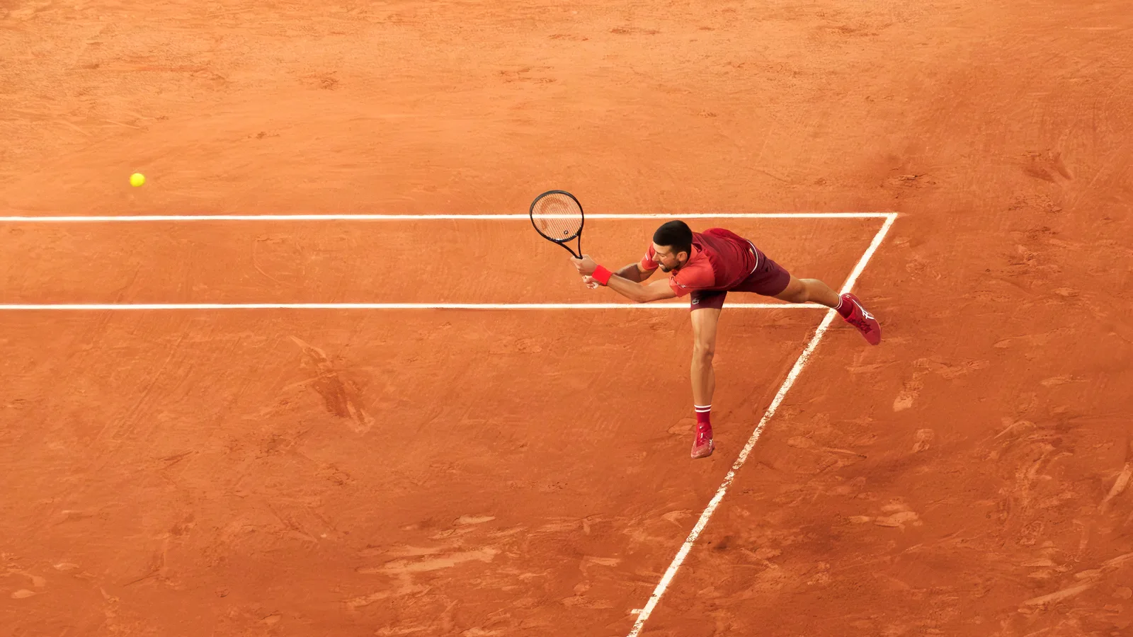 Novak Djokovic em Roland-Garros, em 2024