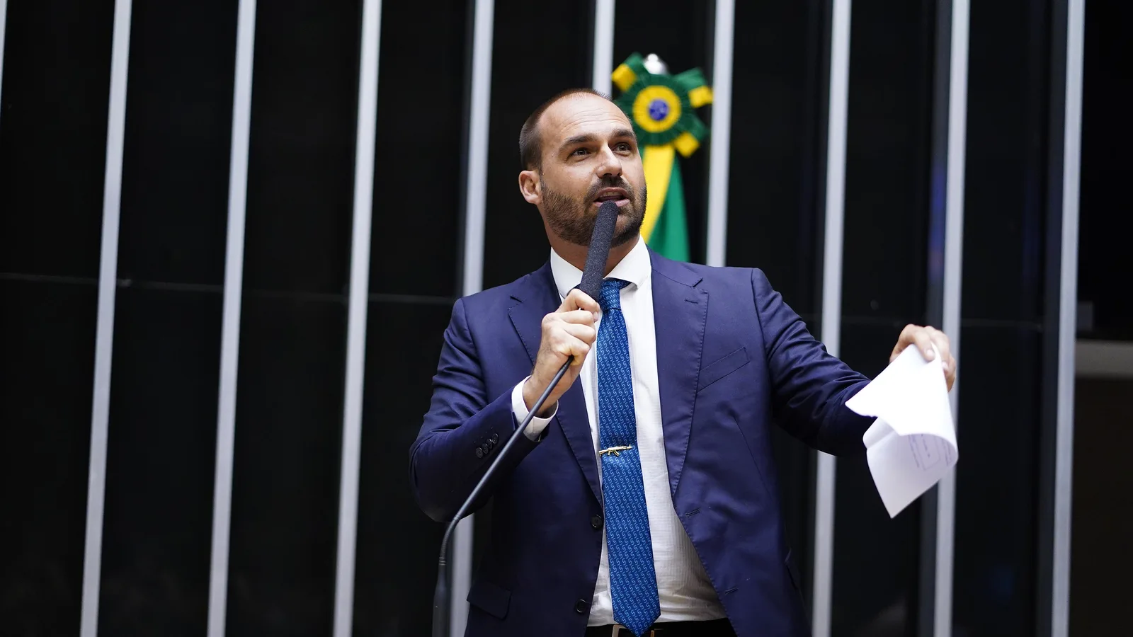 Eduardo Bolsonaro, condenado pela 1ª Turma do STF por coação no curso do processo
