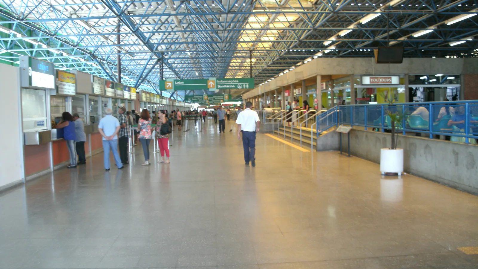 Terminal Rodoviário da Barra Funda, na Zona Oeste de São Paulo