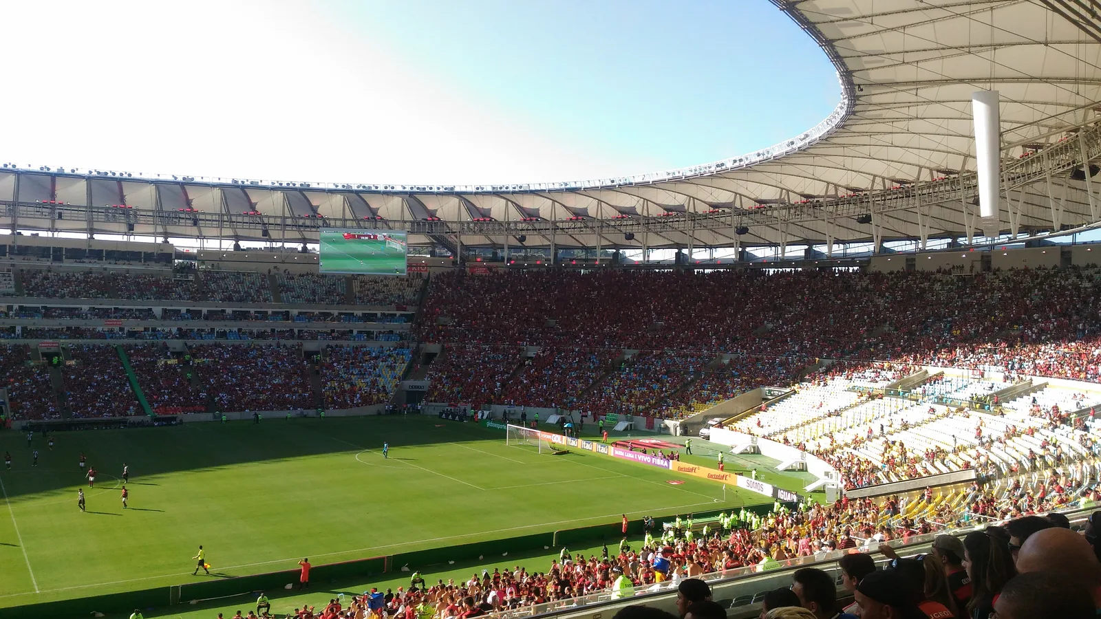Torcida do Flamengo no Maracanã, palco do jogo contra o Atlético-MG nesta segunda-feira