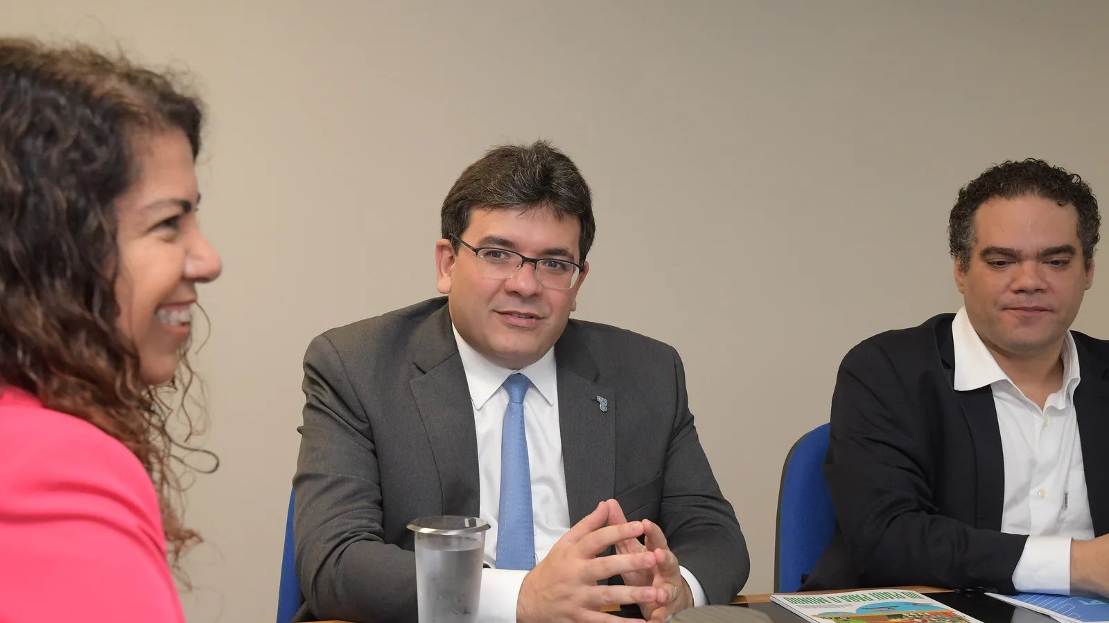 Rafael Fonteles, governador do Piauí, em visita ao Ipea em 2024