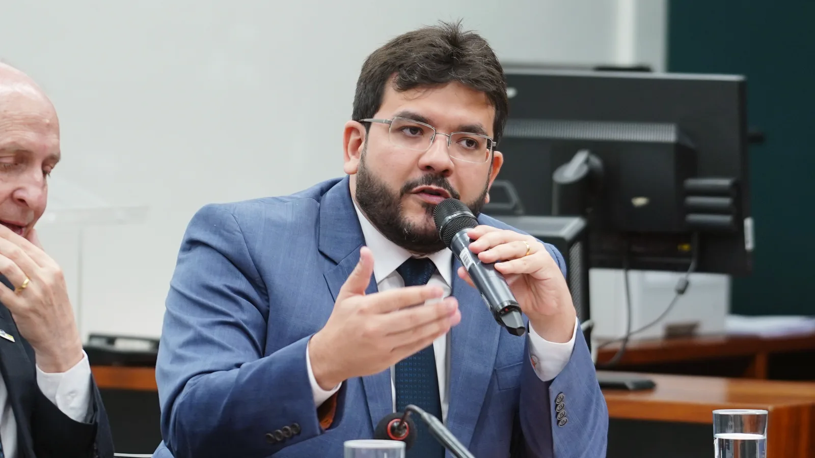 Rafael Fonteles em audiência na Câmara dos Deputados em 2019, quando presidia o Comsefaz