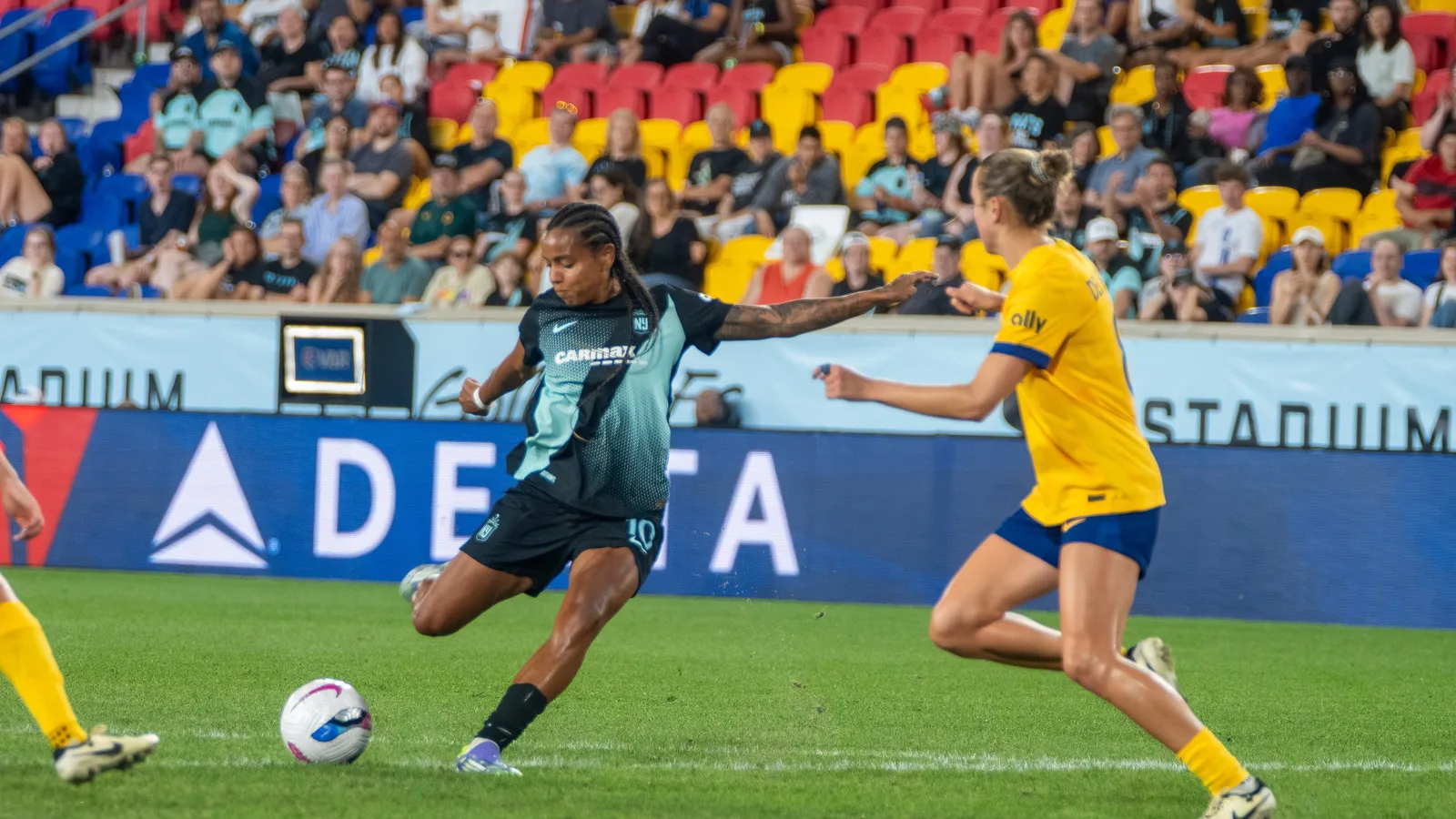 Geyse em jogo do Gotham FC, nos Estados Unidos, em agosto de 2025