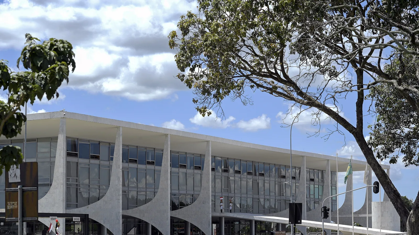 Fachada do Palácio do Planalto, em Brasília