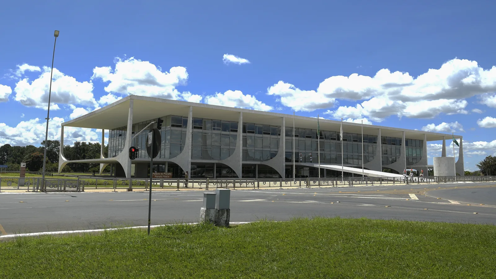 Fachada do Palácio do Planalto, sede da Presidência da República, em Brasília