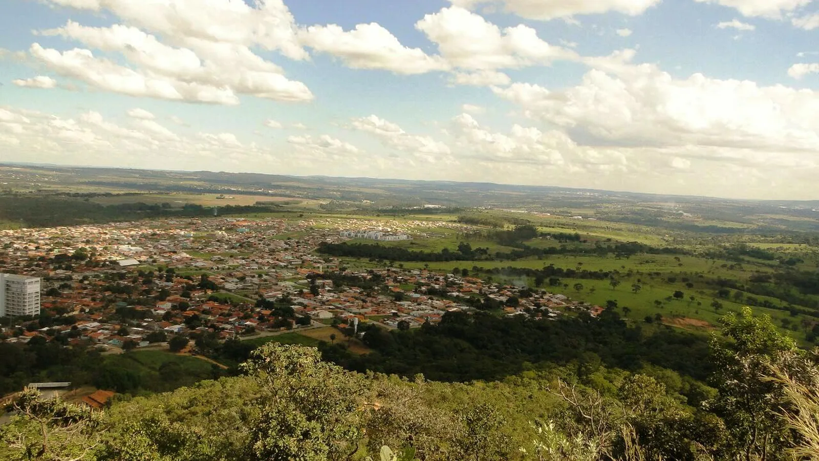 Vista de Senador Canedo, na região metropolitana de Goiânia