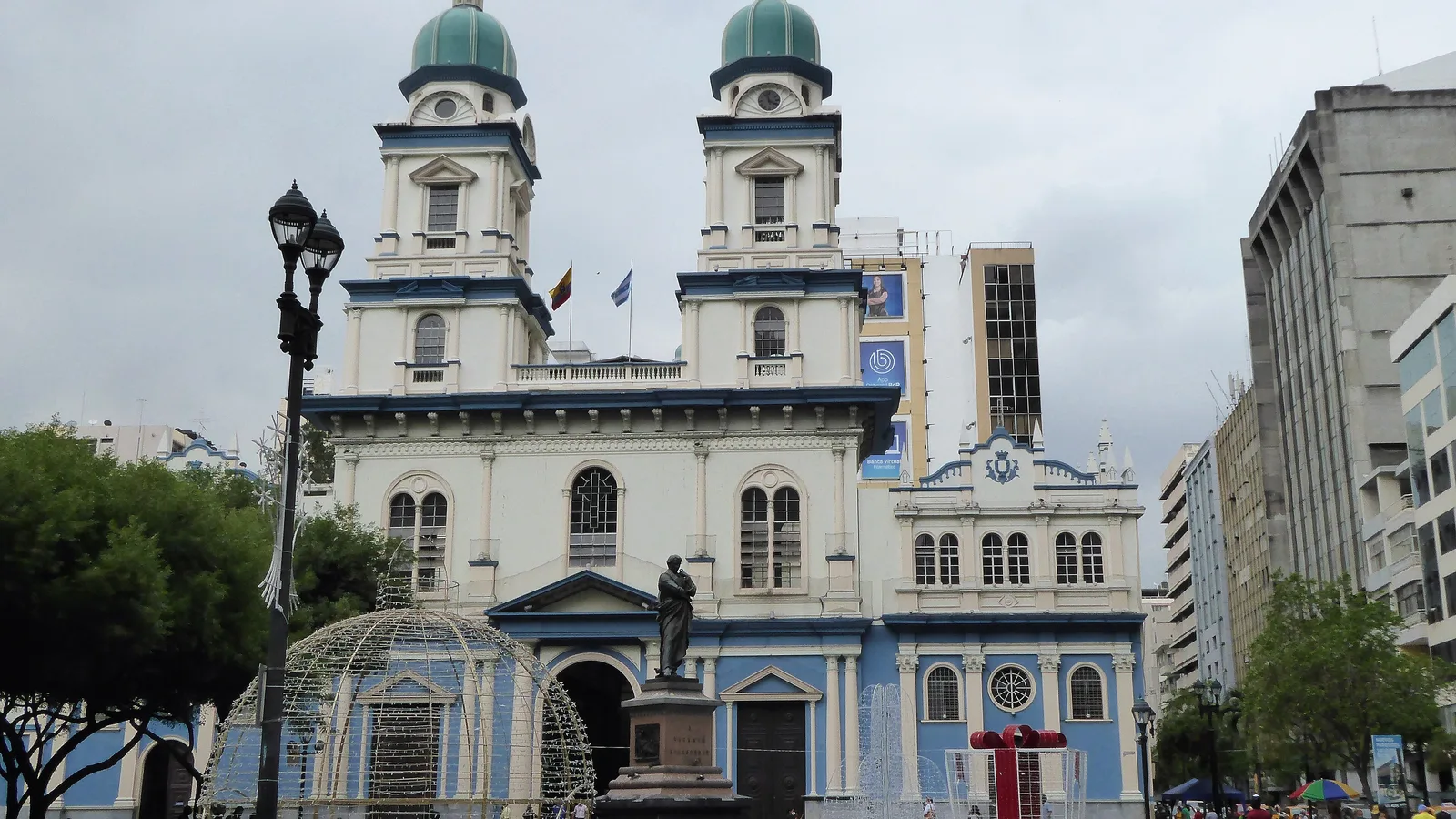 Igreja de São Francisco, no centro de Guayaquil. O padre Patricio Sánchez era pároco de outra igreja da cidade, a do Perpétuo Socorro, no sul