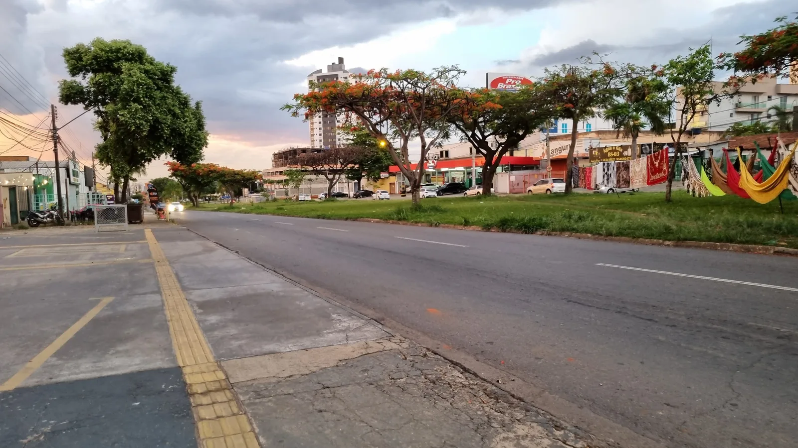 Avenida Transbrasiliana, no Parque Amazônia, região Sul de Goiânia, em 2023