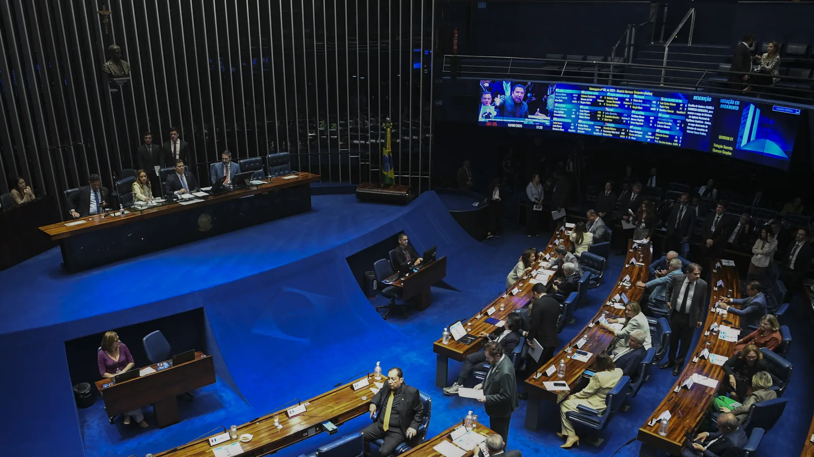 Plenário do Senado Federal em sessão deliberativa em agosto de 2025