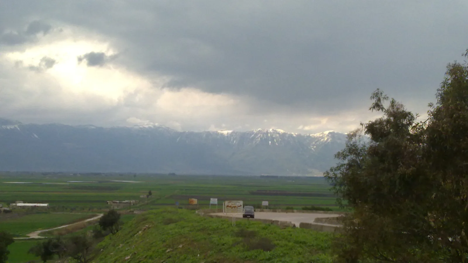 Paisagem nos arredores de Suqaylabiyah, na província de Hama, na Síria