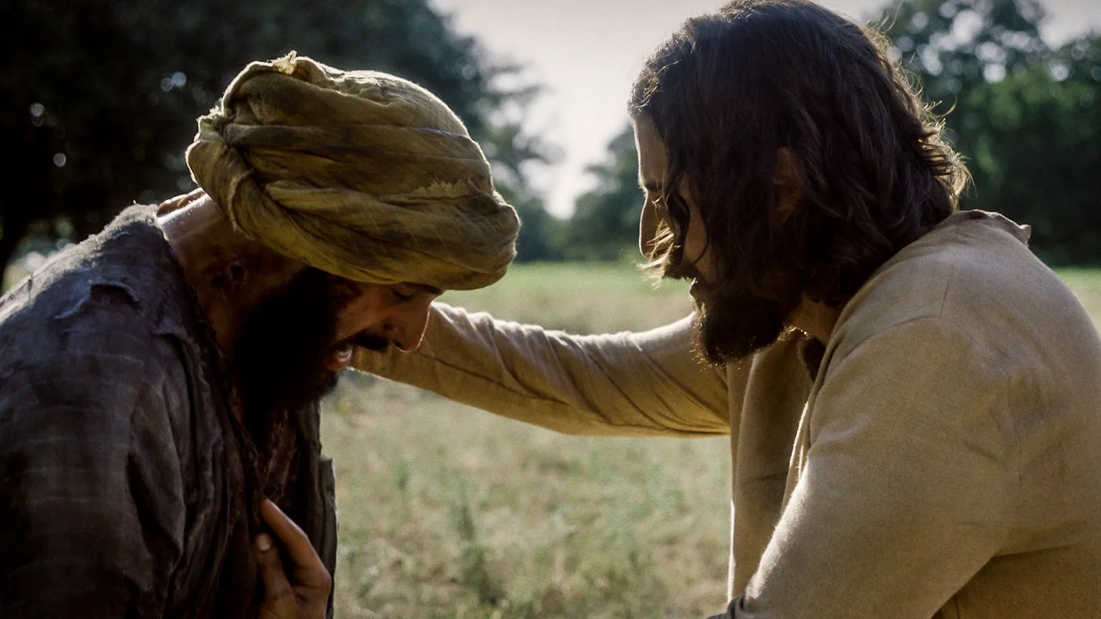 Jonathan Roumie como Jesus em cena da primeira temporada de The Chosen