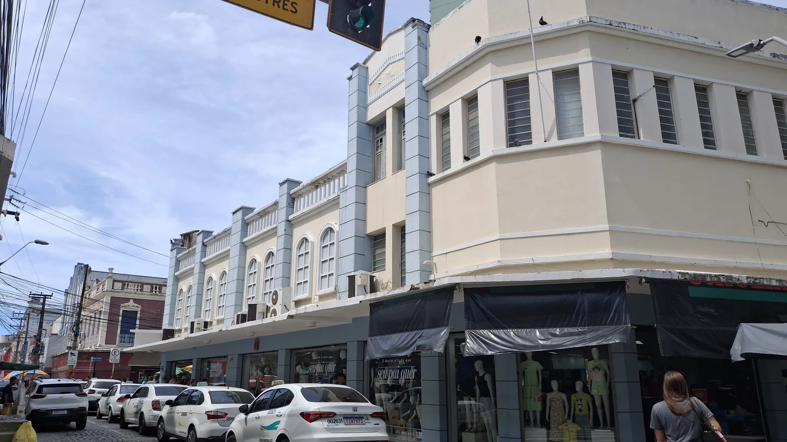 Rua comercial no Centro de Fortaleza