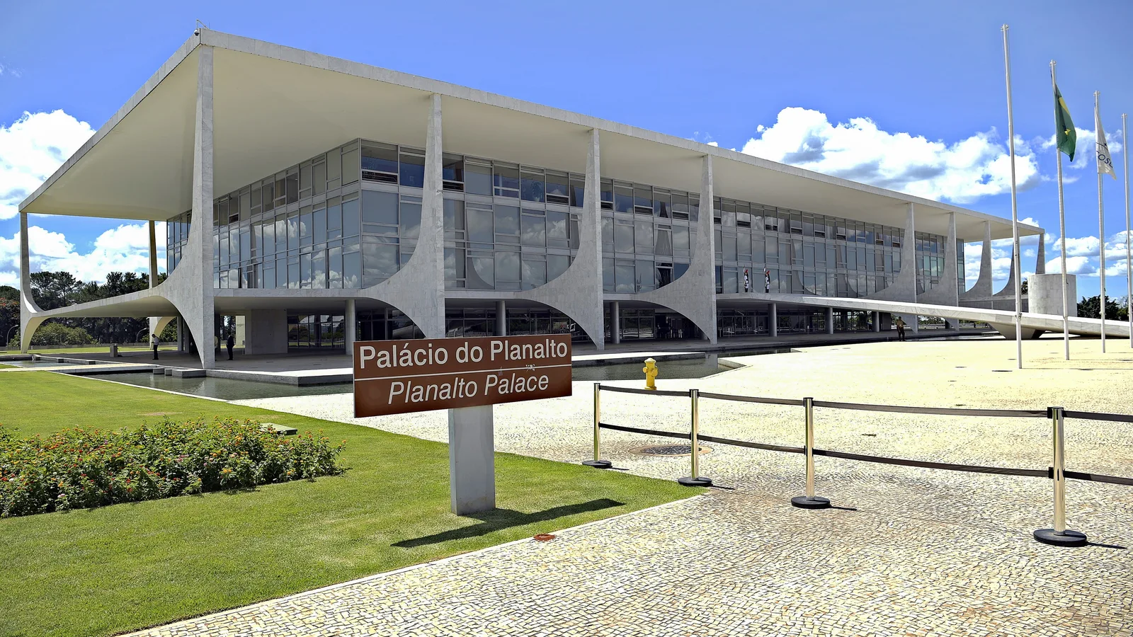 Fachada do Palácio do Planalto, em Brasília
