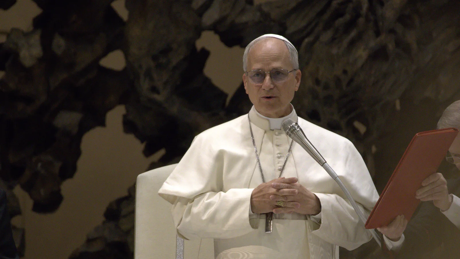 Leão XIV em audiência no Vaticano