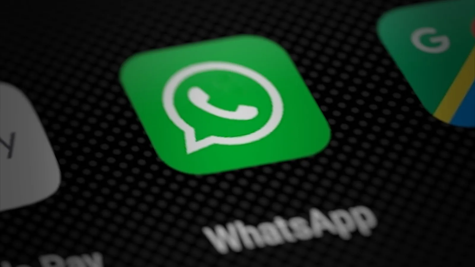 Ícone do WhatsApp na tela do celular